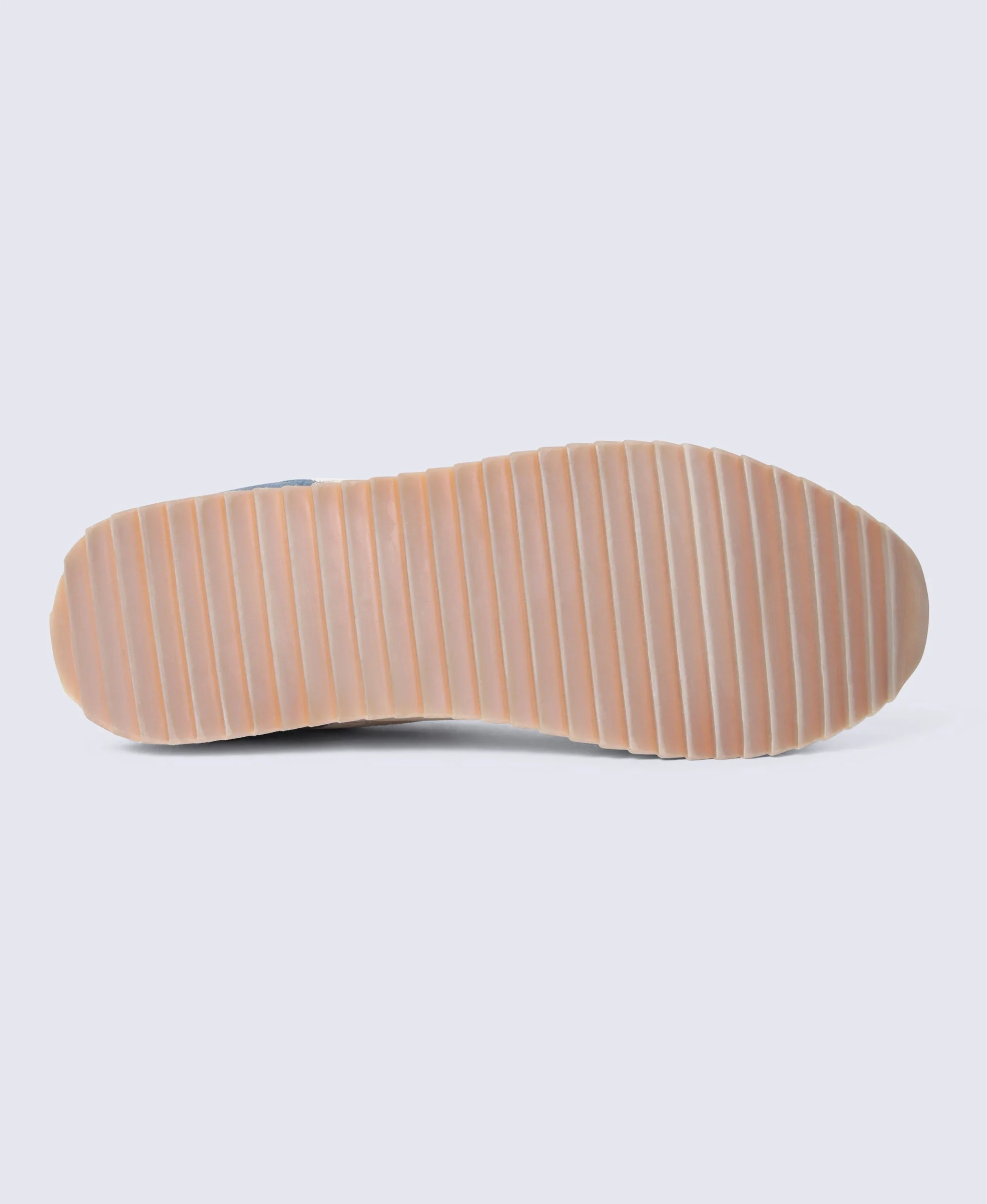 Sutton Womens Casual Leather Trainers - Beige - Image 3