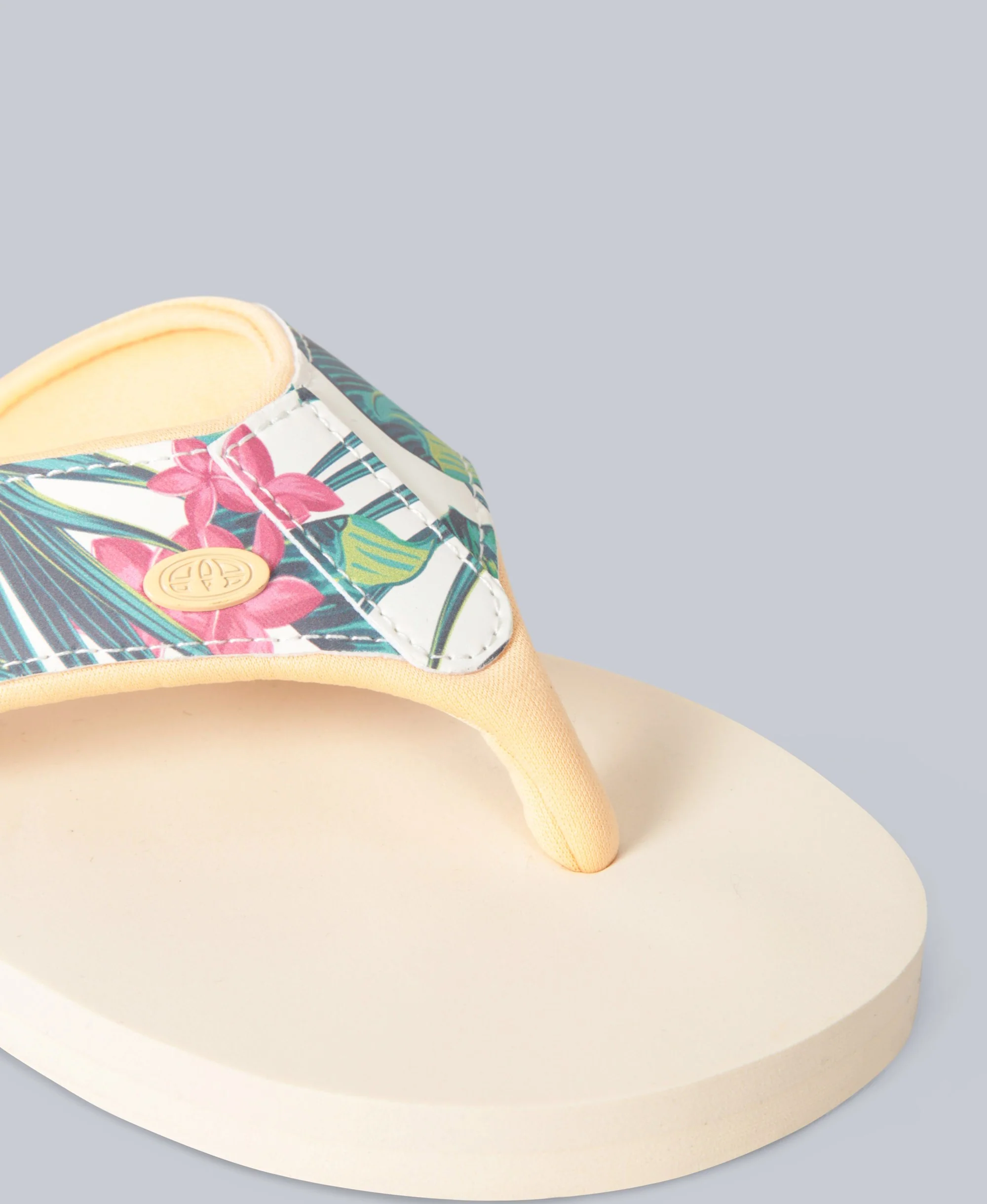 Swish Womens Flip-Flops - Beige - Image 4