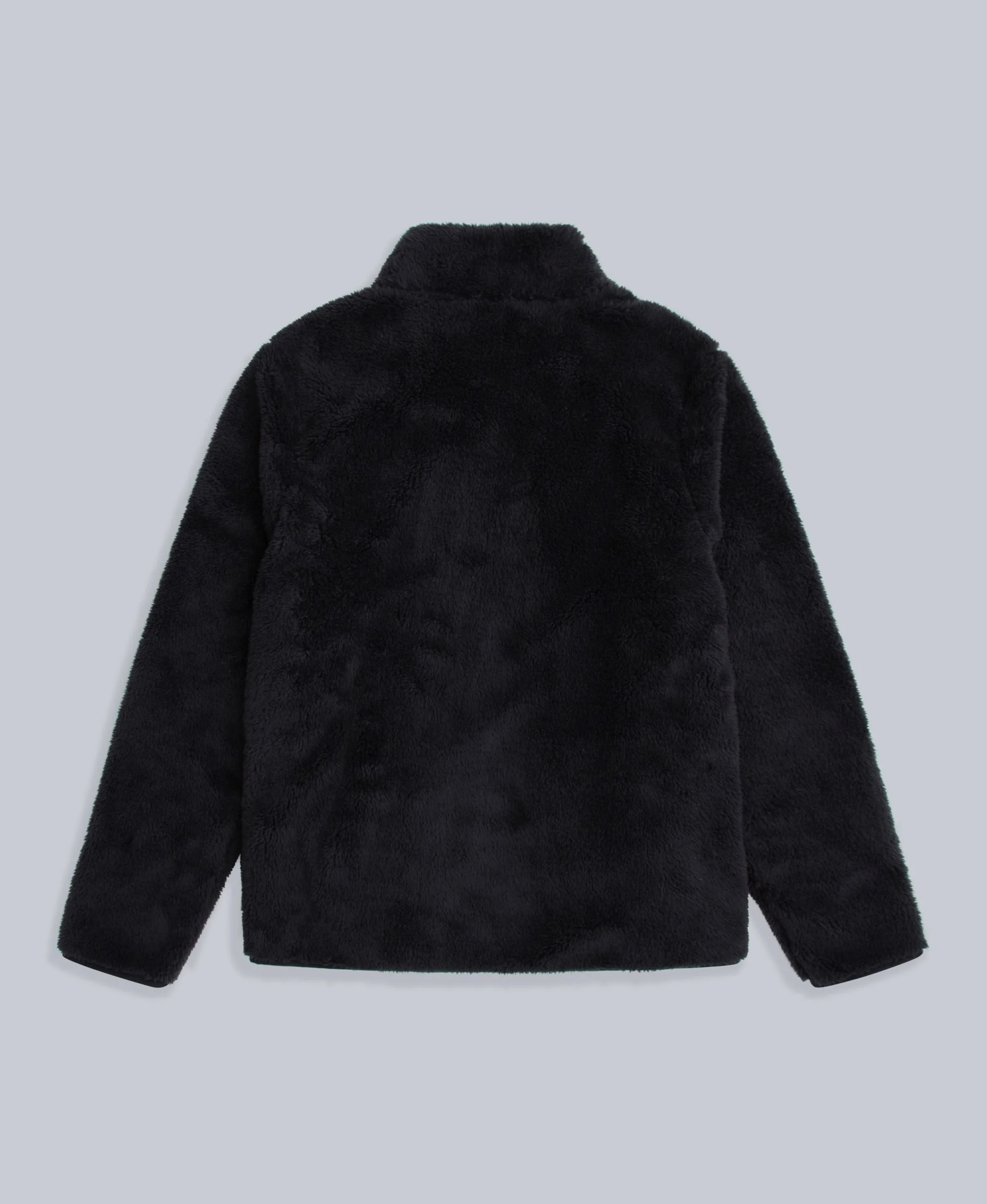 Teddy Womens Full Zip Fleece - Jet Black - Image 6