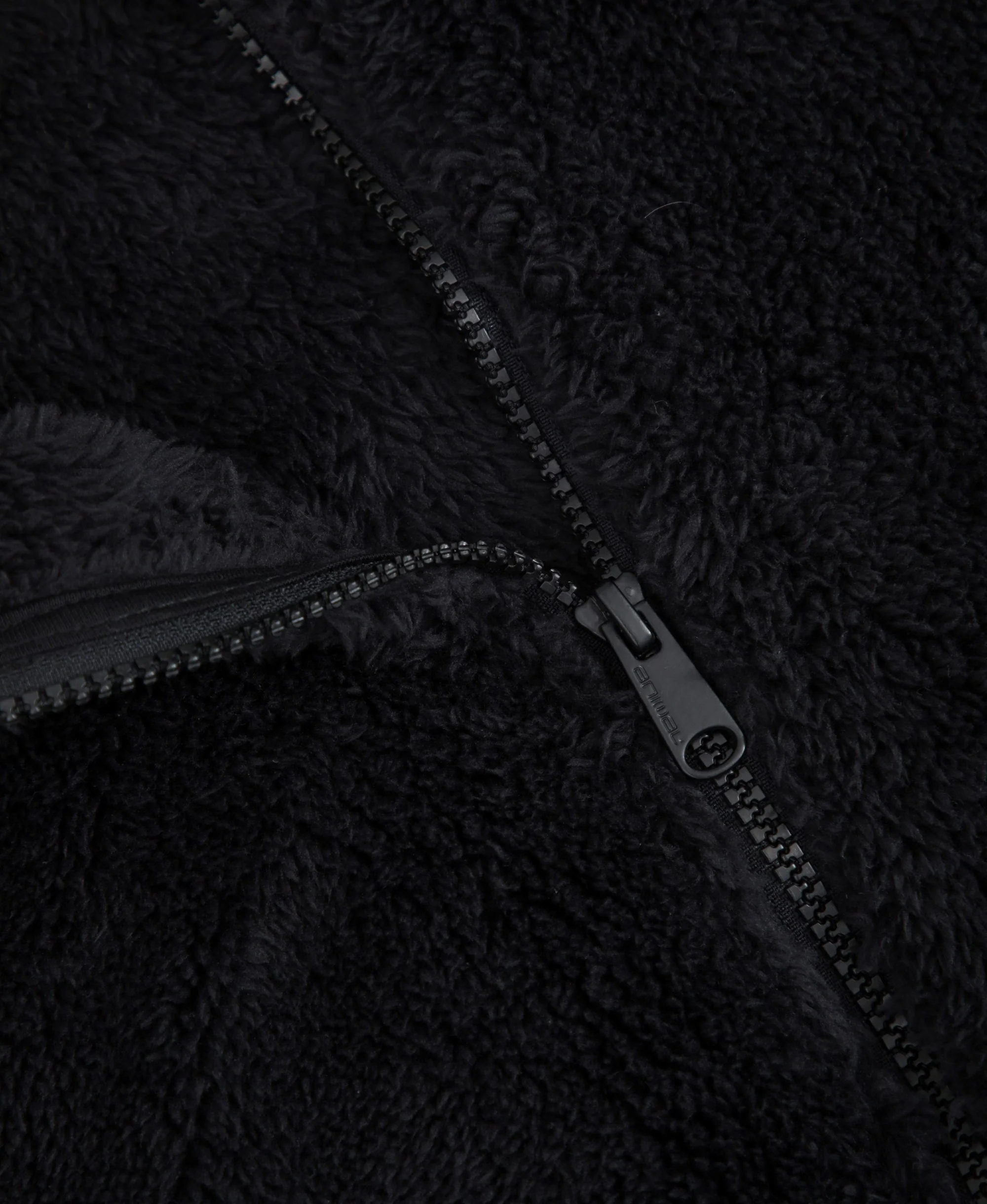 Teddy Womens Full Zip Fleece - Jet Black - Image 8