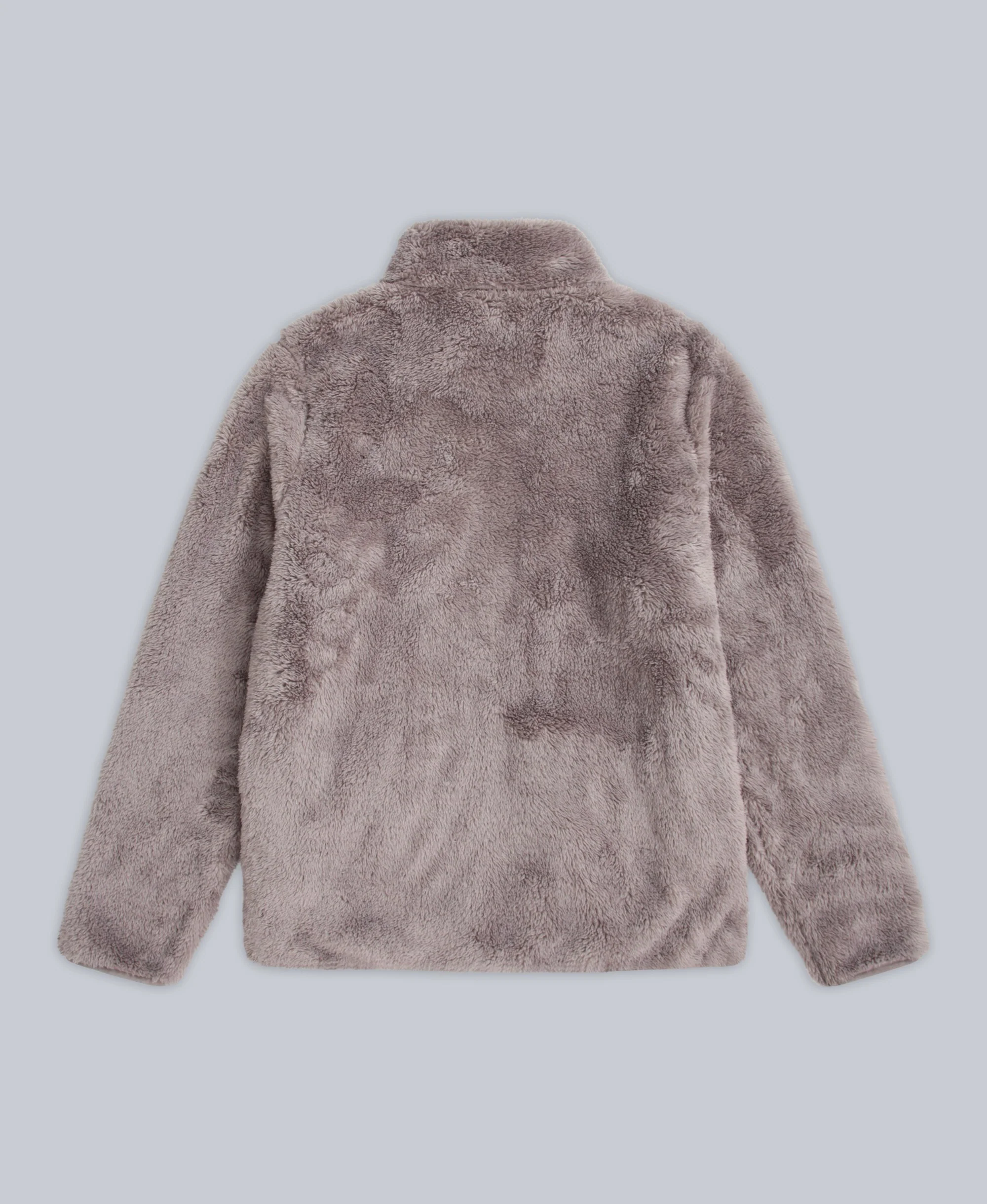 Teddy Womens Full Zip Fleece - Taupe - Image 6