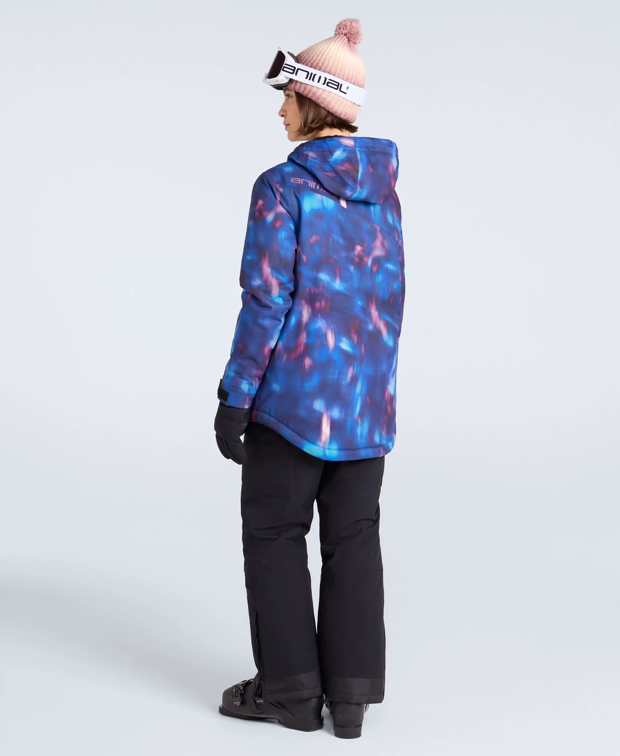 Tignes Printed Womens Snow Jacket - Purple - Image 7