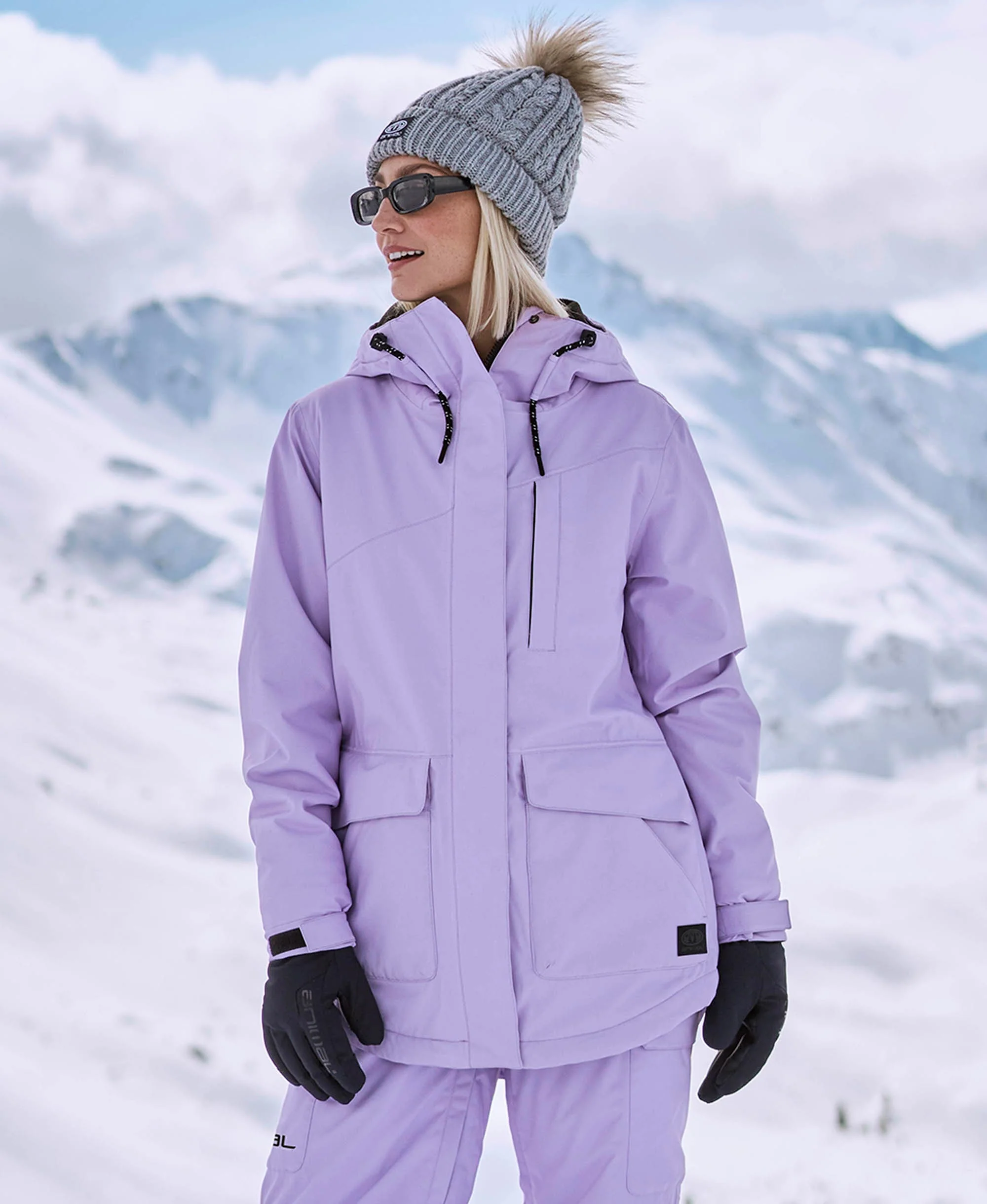 Tignes Womens Snow Jacket - Lilac