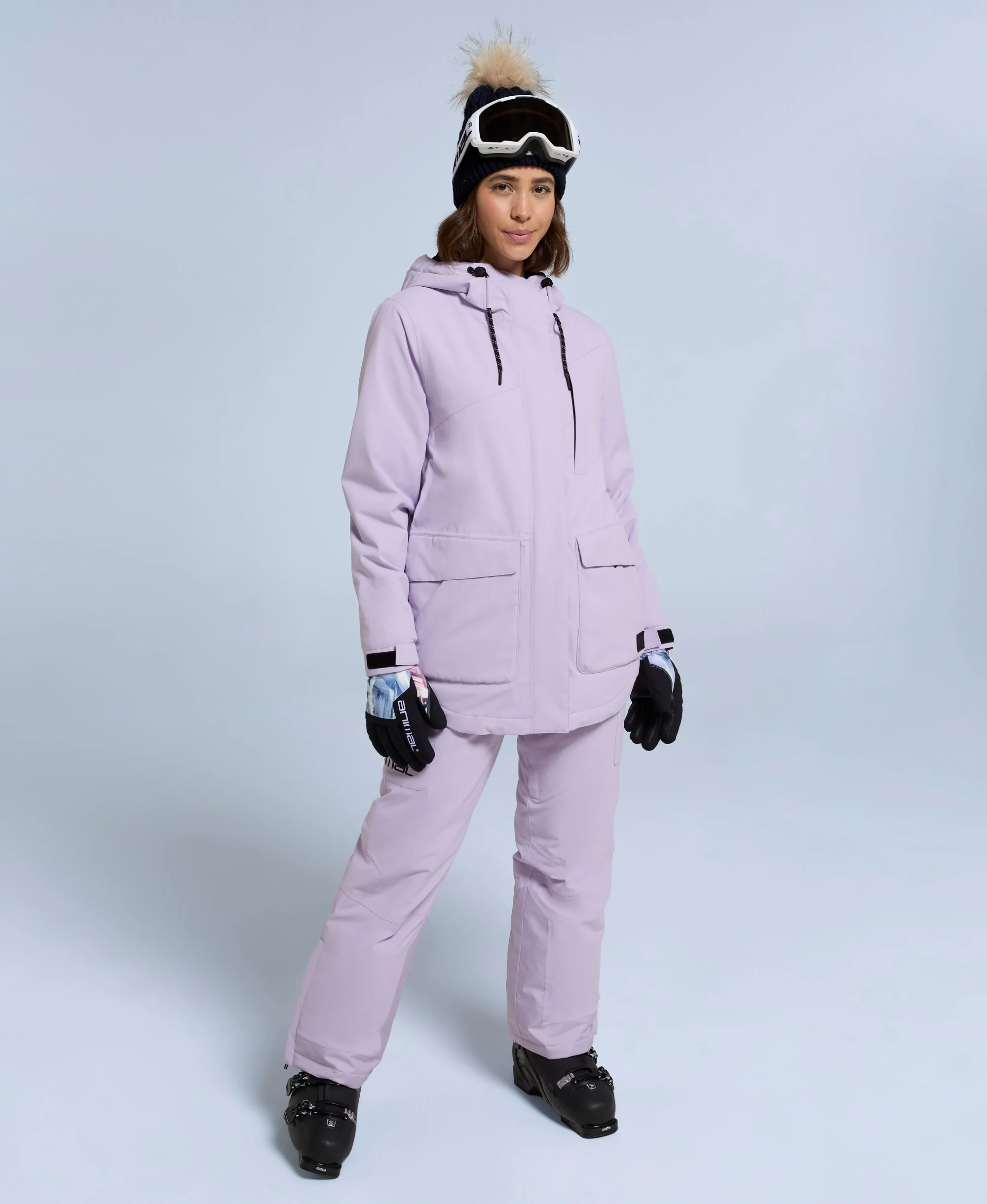 Tignes Womens Snow Jacket - Lilac - Image 3