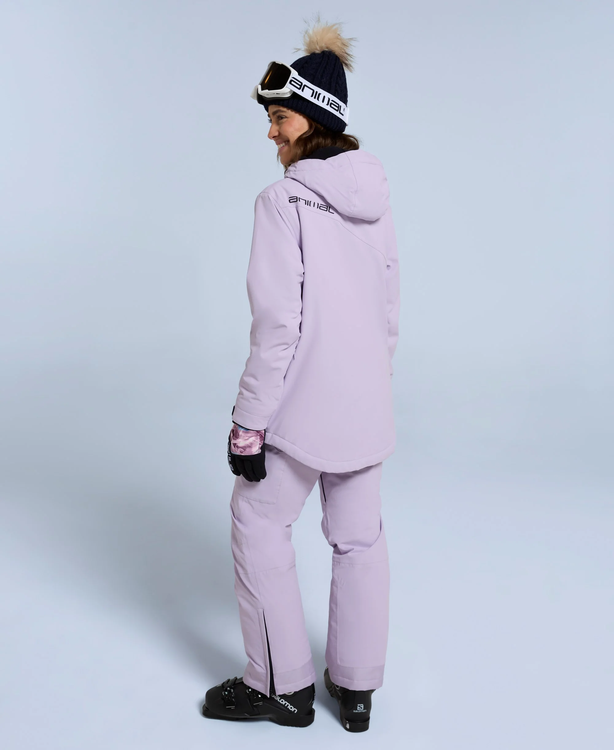 Tignes Womens Snow Jacket - Lilac - Image 4