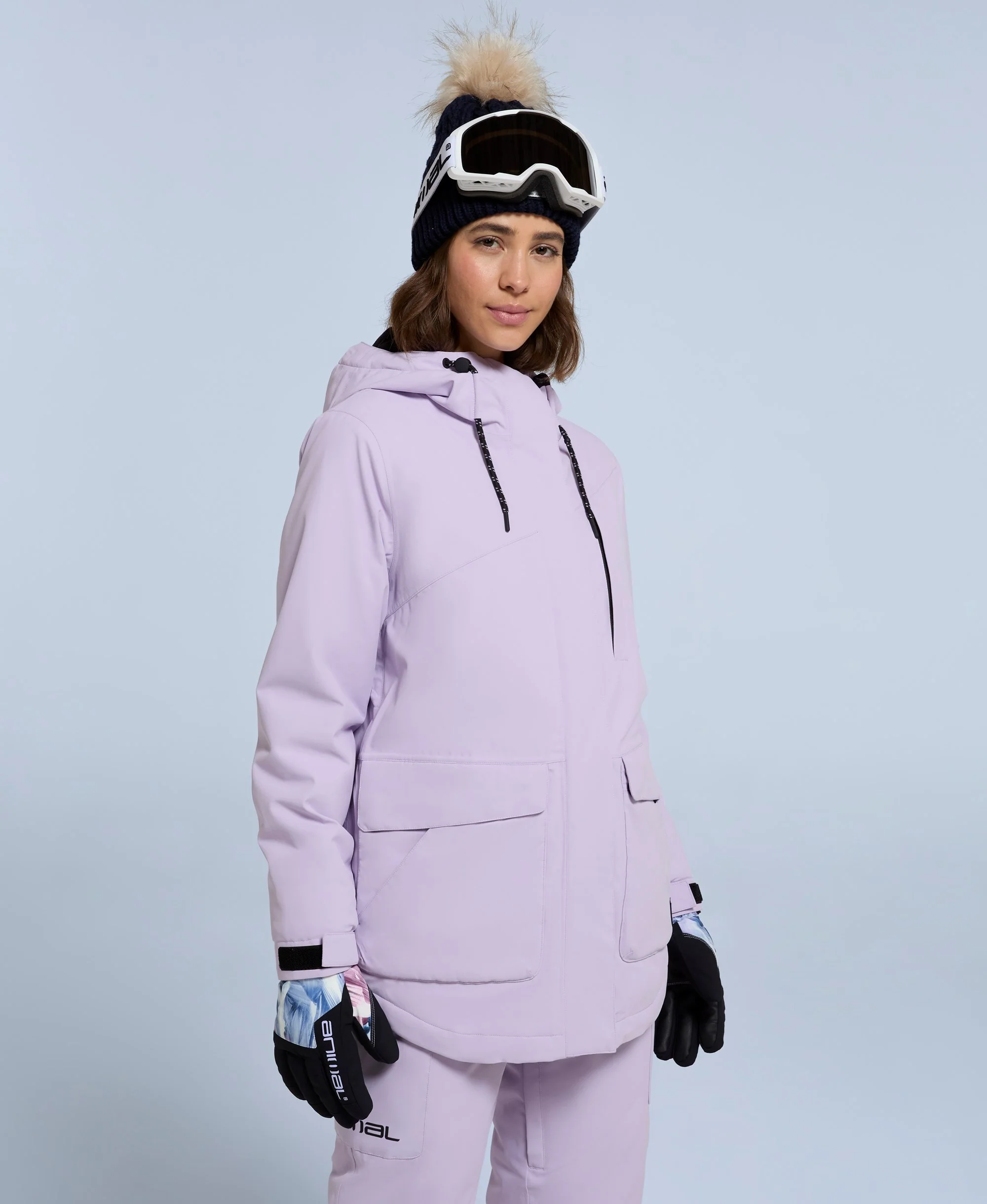 Tignes Womens Snow Jacket - Lilac - Image 5