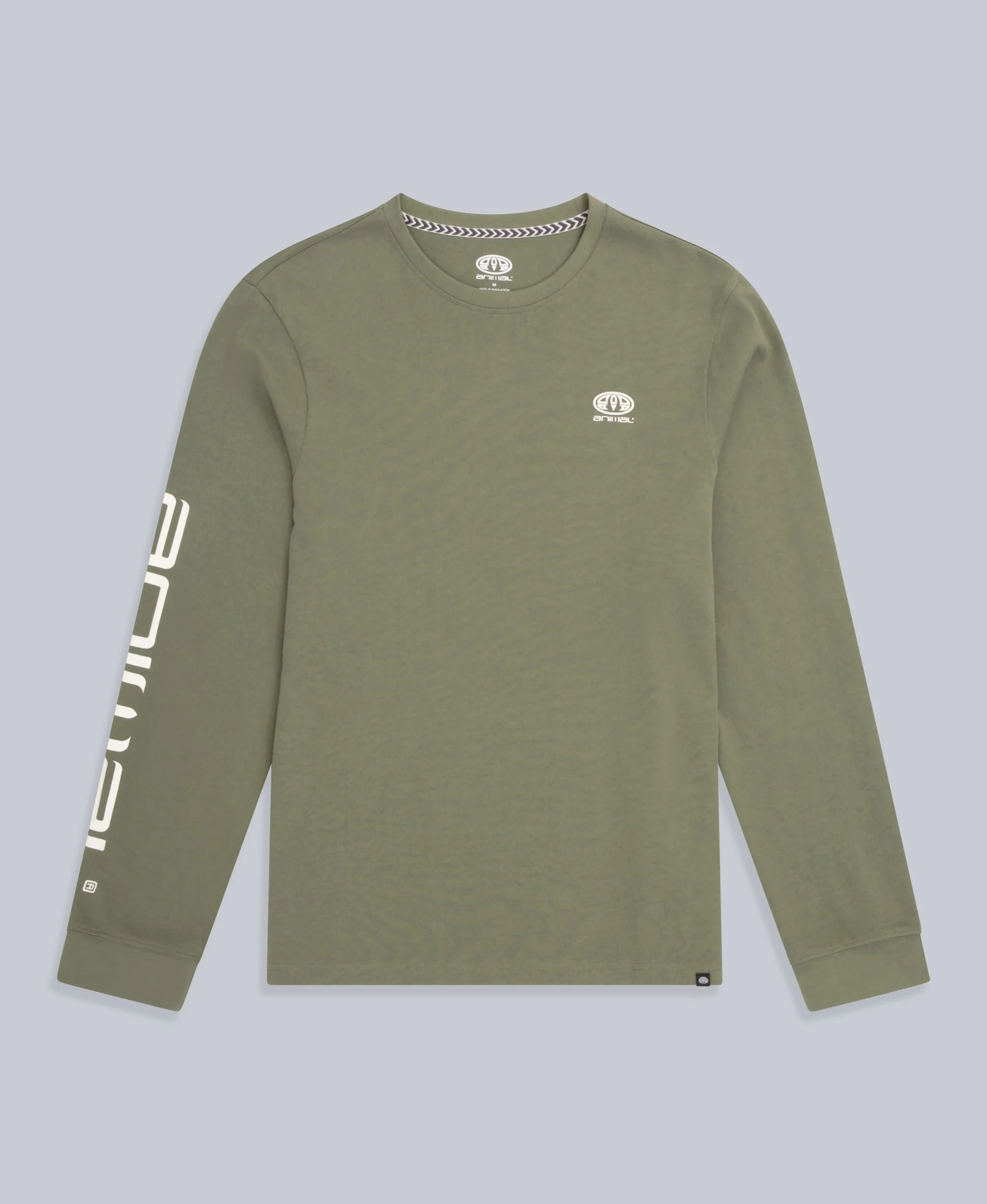 Tommy Mens Graphic Long Sleeve Tee - Khaki - Image 6
