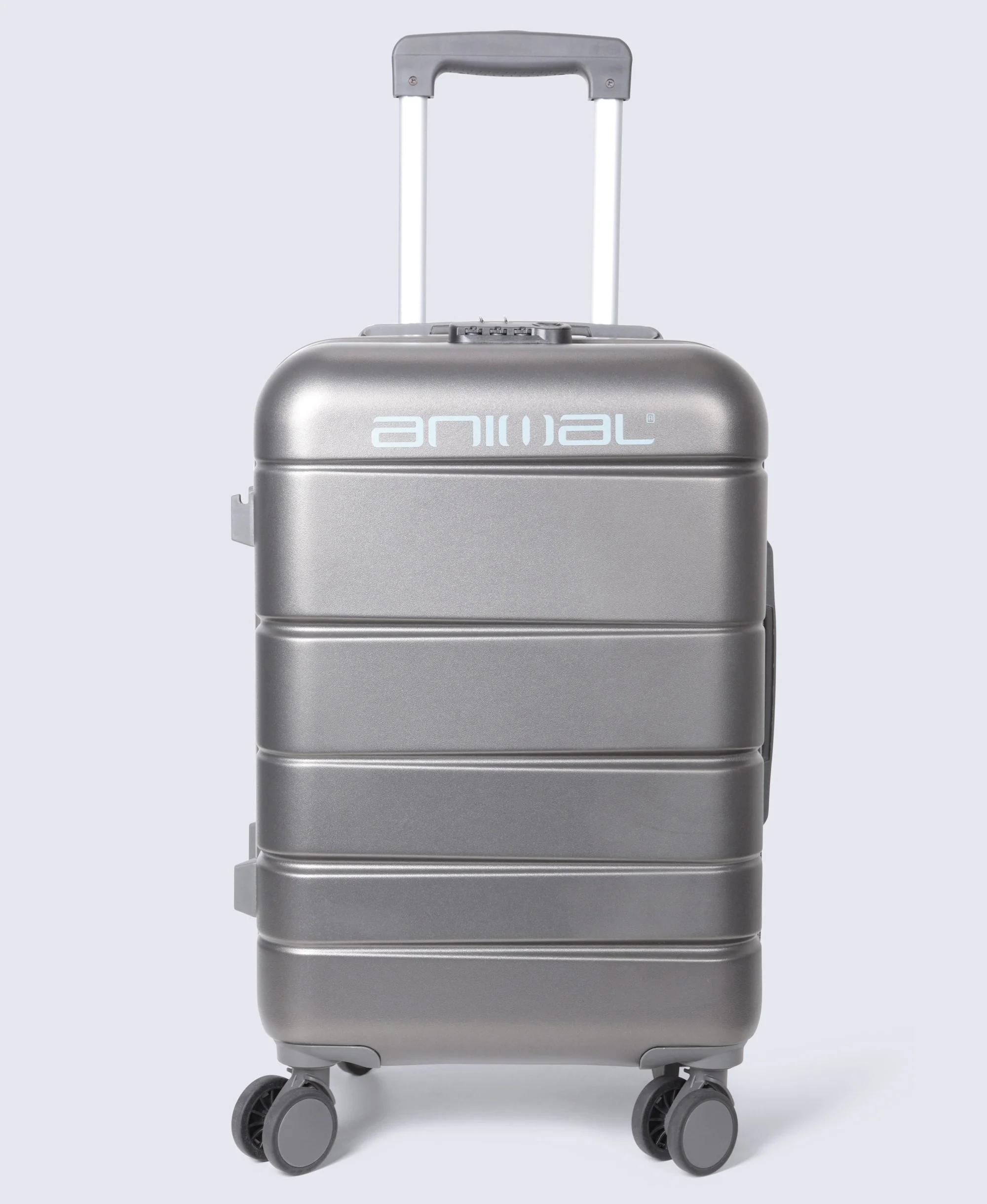 Travel Cabin Size Suitcase - Grey - Image 5
