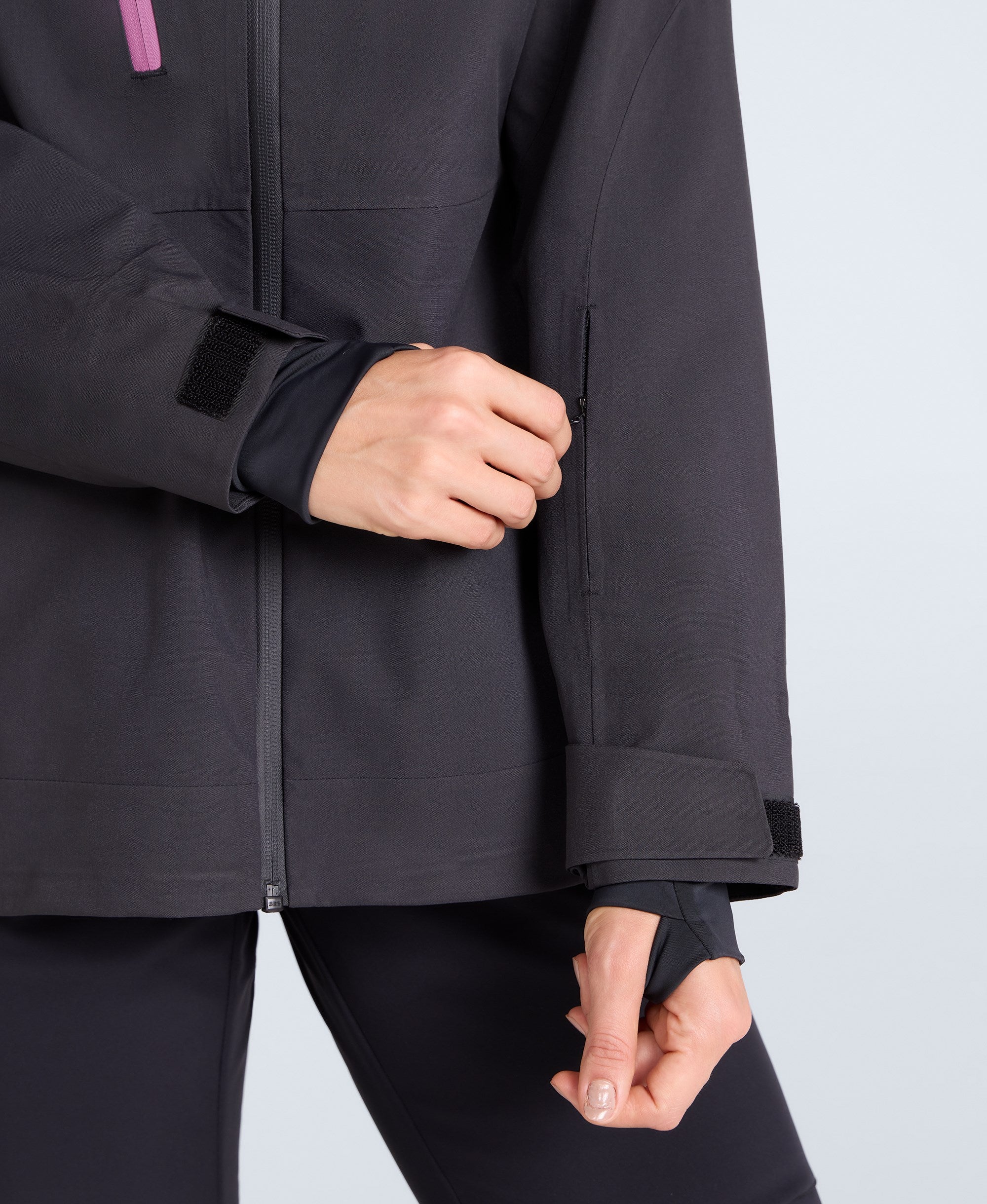 Vortex Womens 3 Layer Ski Jacket - Black - Image 3