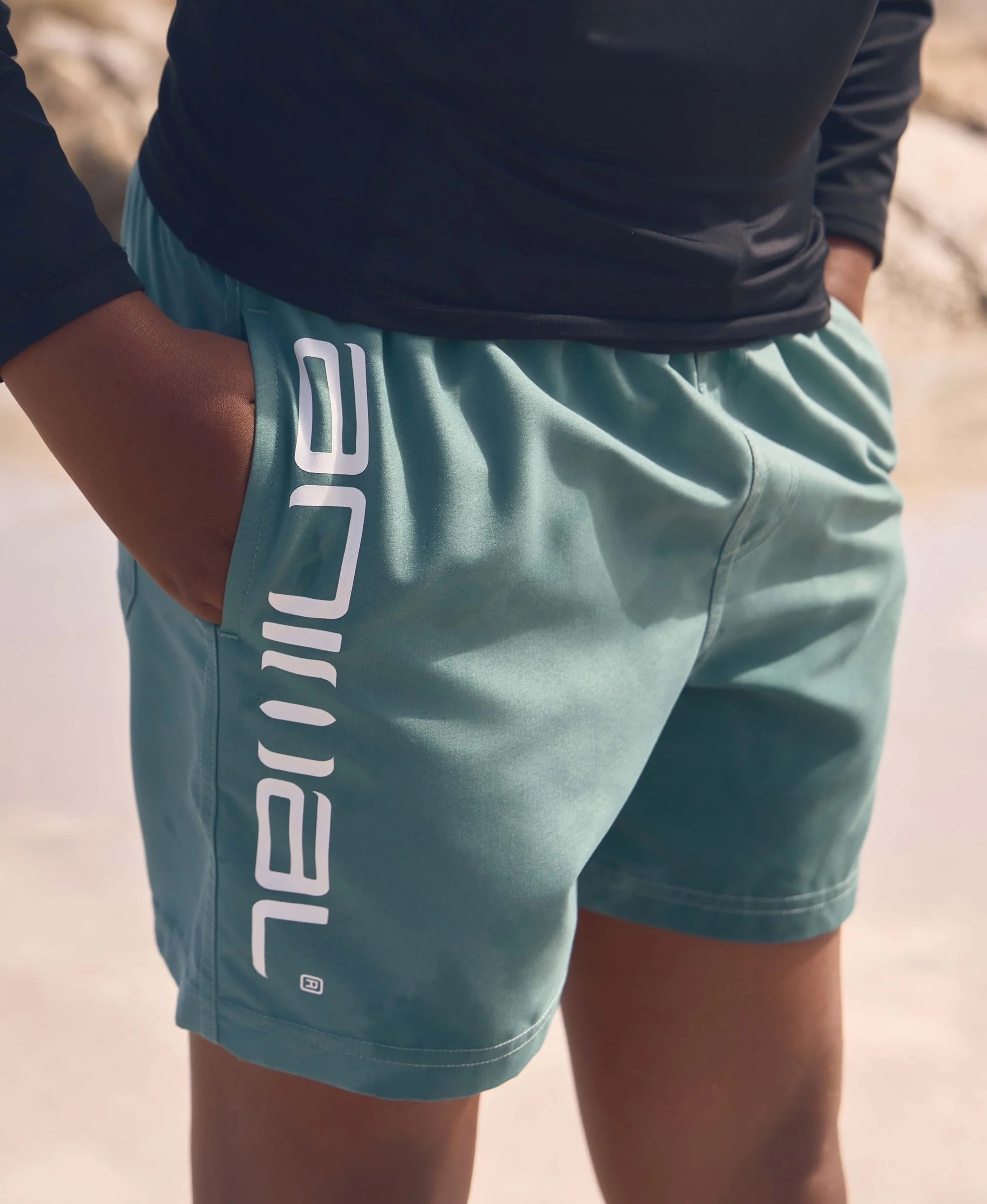 Voyage Kids Boardshorts - Pale Green