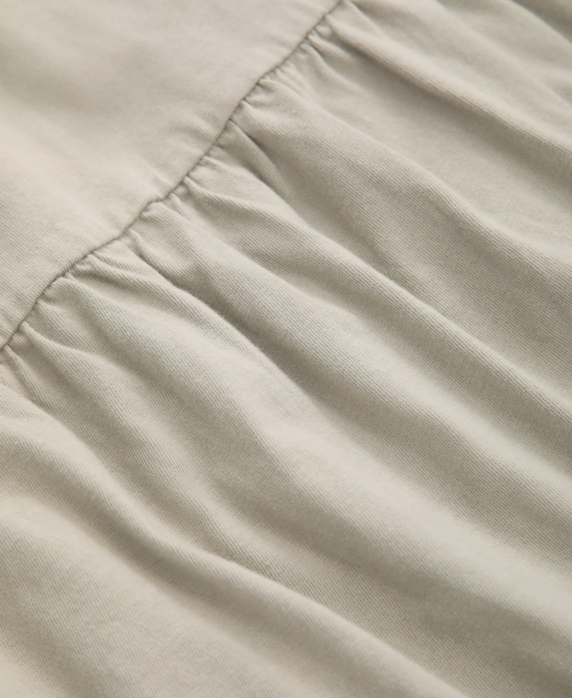 Womens Jersey Maxi Dress - Light Khaki - Image 10