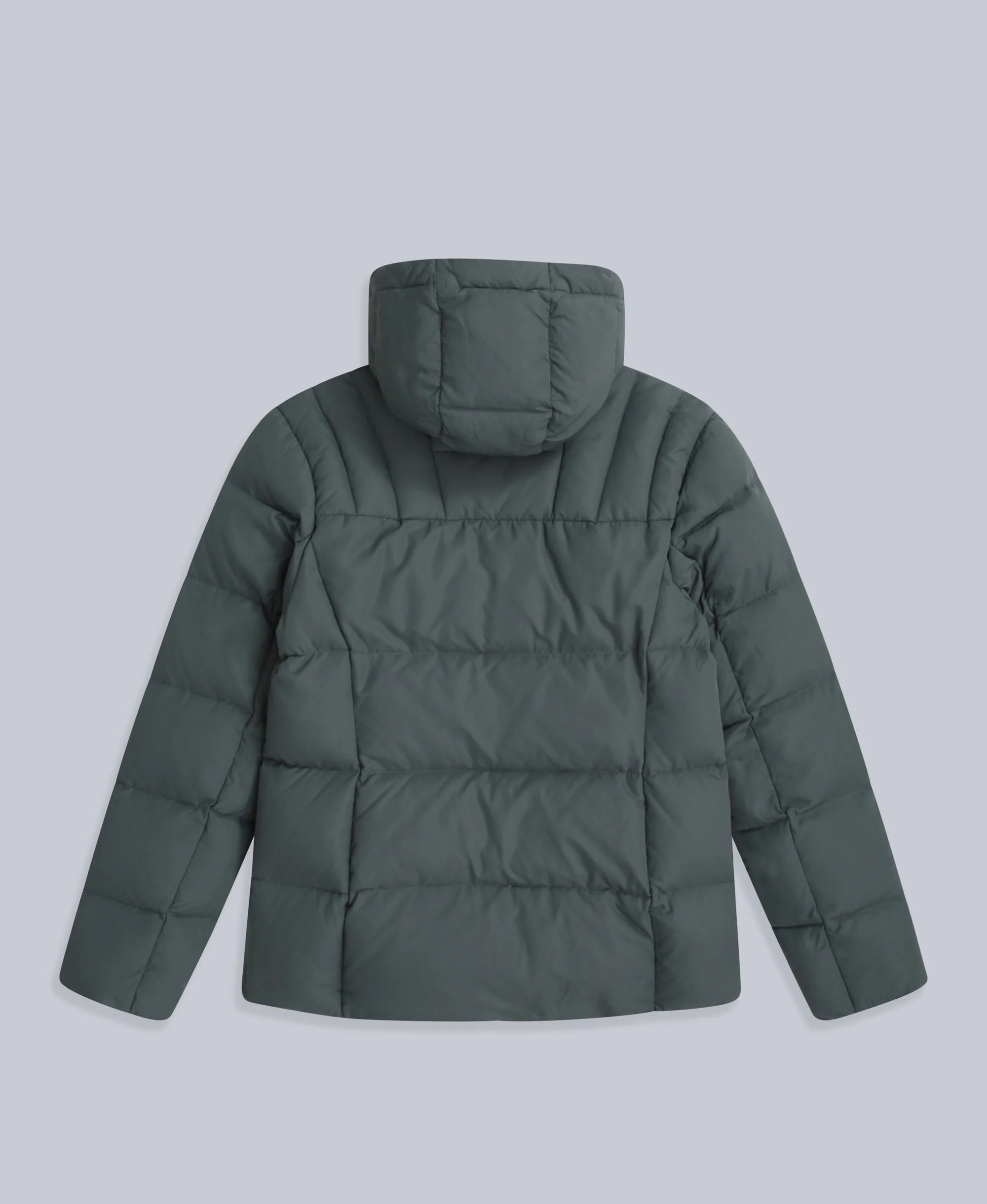 Womens Tech Down Mid Weight Jacket - Dark Khaki - Image 6