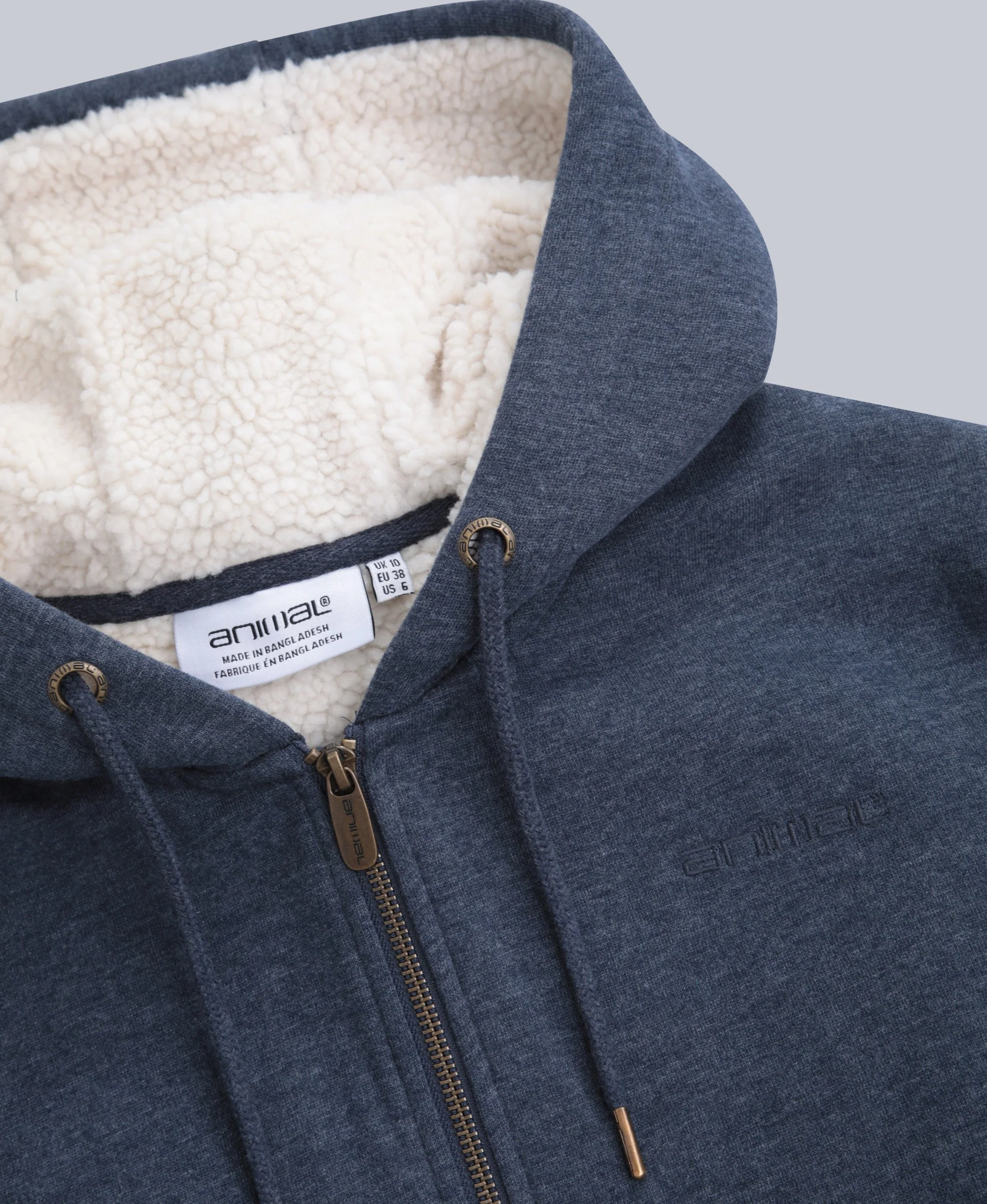 Zuri Womens Hoodie - Dark Blue - Image 8